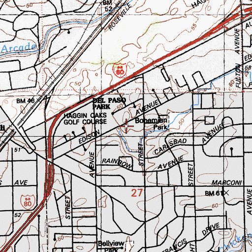 Topographic Map of Dyer - Kelly Elementary School, CA