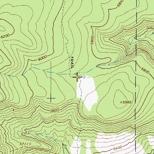 Topographic Map of Reservation Tank, AZ