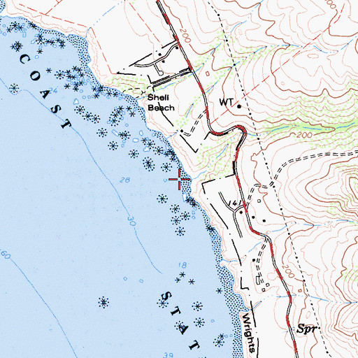 Topographic Map of Furlong Gulch, CA