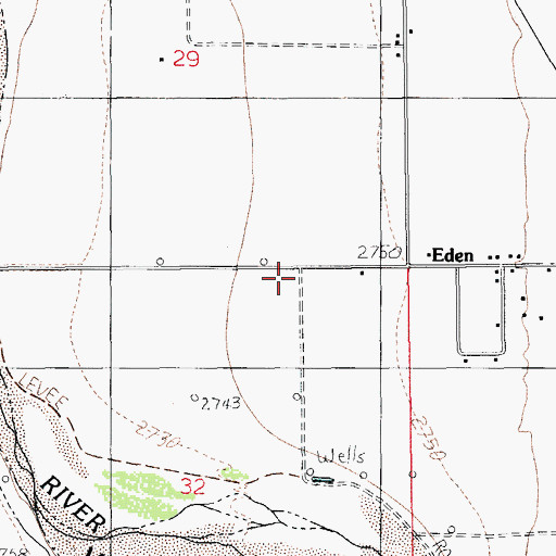 Topographic Map of Battle Creek Canal, AZ