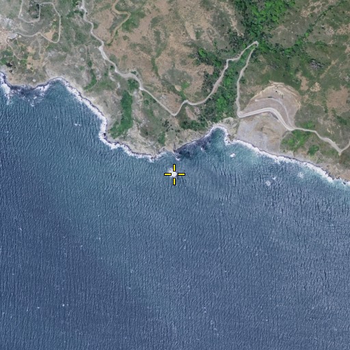 Aerial/Satellite Image of Gull Rock, CA