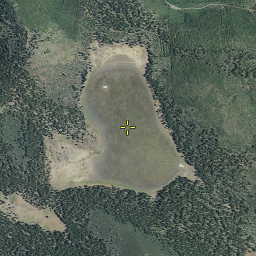 Aerial/Satellite Image of Hoover Flat Reservoir, CA