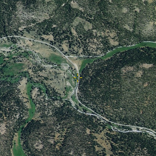 Aerial/Satellite Image of Independence Creek, CA