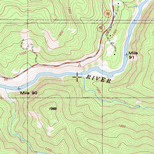 Topographic Map of King Creek, CA