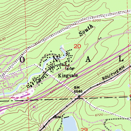 Topographic Map of Kingvale, CA