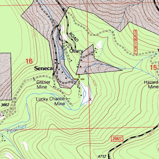 Topographic Map of Kirkham Ravine, CA