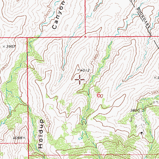 Topographic Map of Spar Mine, AZ