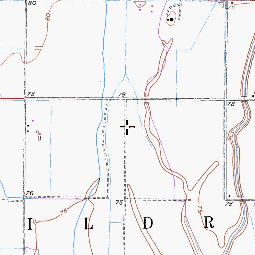 Topographic Map of Larkins Childrens Rancho, CA