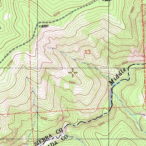 Topographic Map of Lilliput Trail, CA