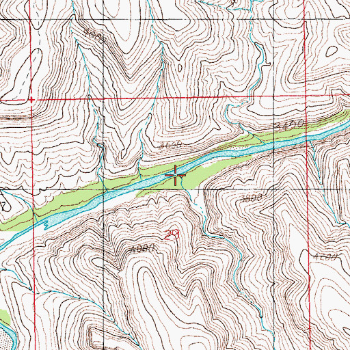 Topographic Map of White Trail Gulch, AZ