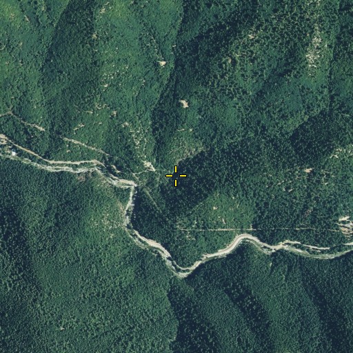 Aerial/Satellite Image of Little Ladies Canyon, CA