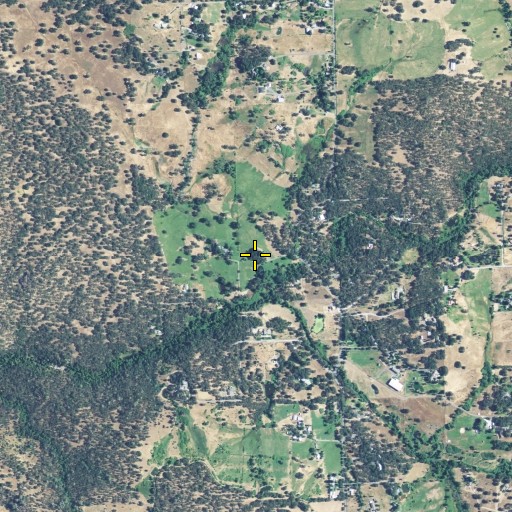 Aerial/Satellite Image of Lone Star Cemetery, CA