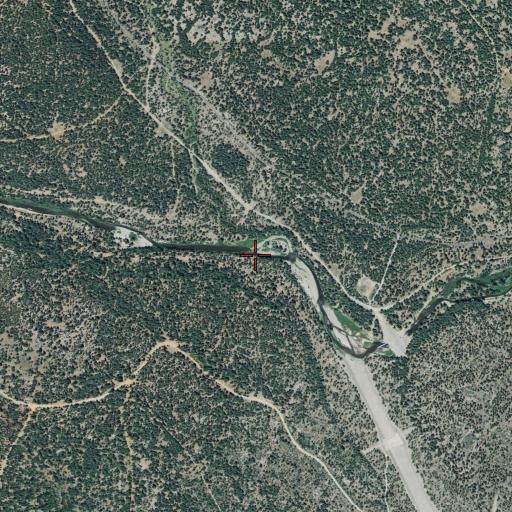 Aerial/Satellite Image of Louse Creek, CA