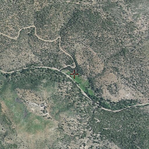 Aerial/Satellite Image of Lower McBride Springs, CA