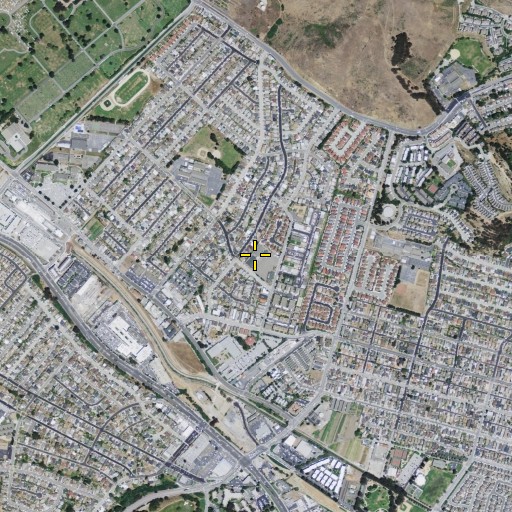 Aerial/Satellite Image of Mater Dolorosa School, CA