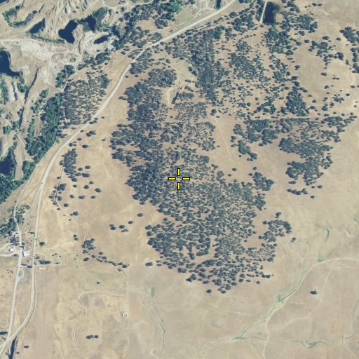 Aerial/Satellite Image of McCartie Hill, CA