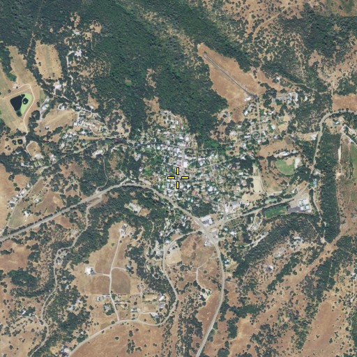 Aerial/Satellite Image of Mokelumne Hill, CA