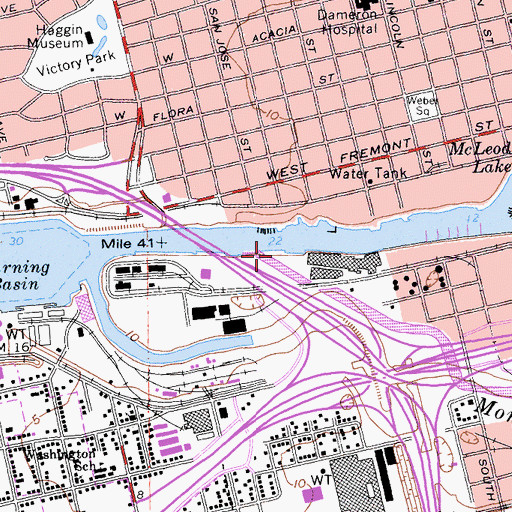 Topographic Map of Mormon Slough, CA
