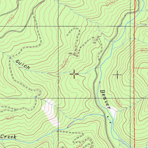 Topographic Map of Myrtle Gulch, CA