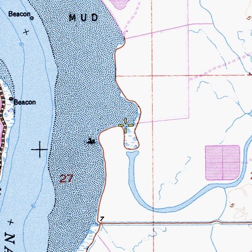 Topographic Map of North Slough, CA