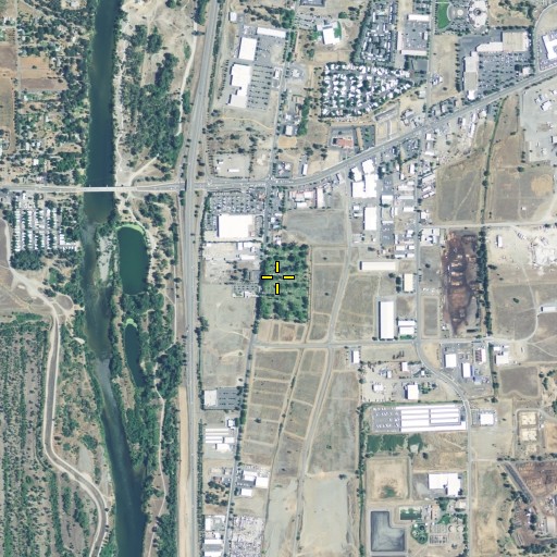 Aerial/Satellite Image of Oroville Cemetery, CA