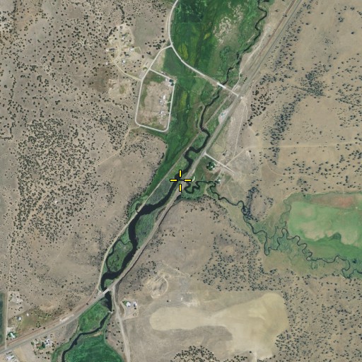 Aerial/Satellite Image of Parker Creek, CA