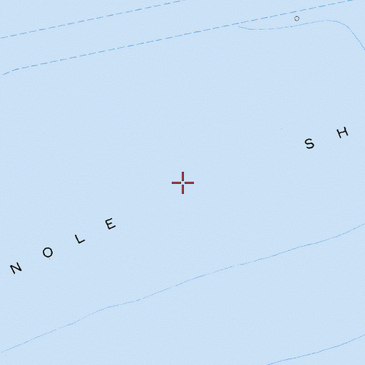 Topographic Map of Pinole Shoal, CA