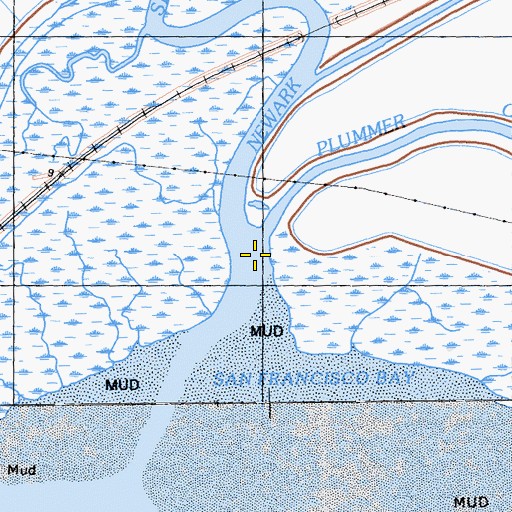 Topographic Map of Plummer Creek, CA