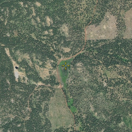 Aerial/Satellite Image of Pothole Spring, CA