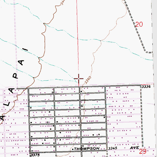 Topographic Map of Neal Butler Park, AZ