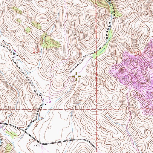 Topographic Map of Puddy Lake, CA