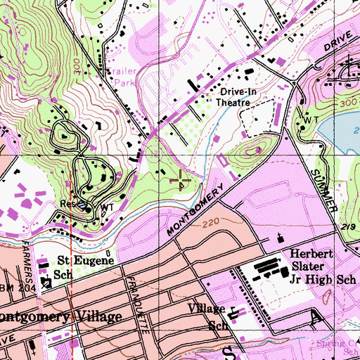 Topographic Map of Rincon Creek, CA