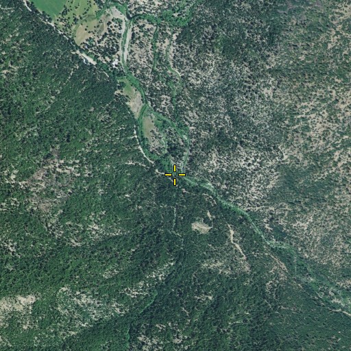 Aerial/Satellite Image of Rock Creek, CA