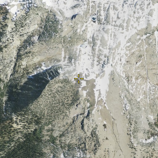 Aerial/Satellite Image of Saddle Mountain, CA