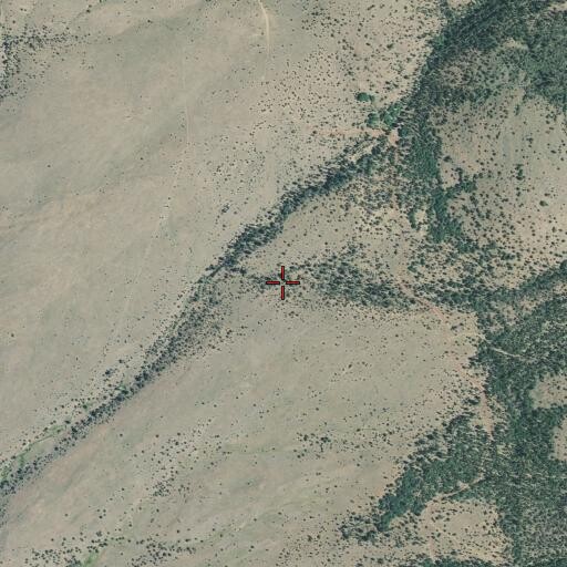 Aerial/Satellite Image of Sager Canyon, CA