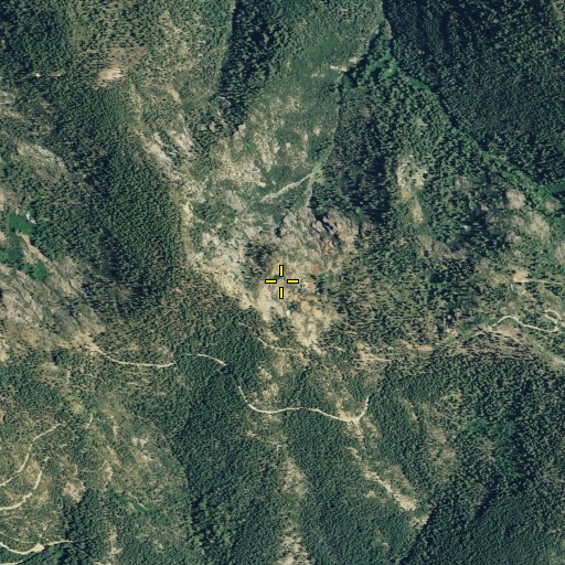 Aerial/Satellite Image of Saint Louis Mine, CA