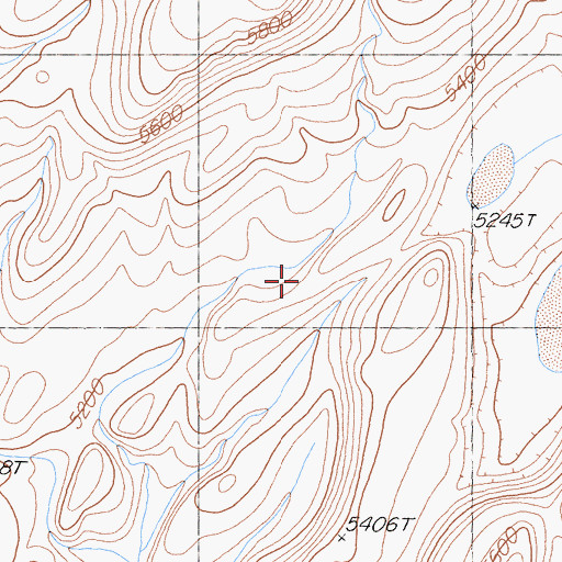 Topographic Map of Saline Range, CA