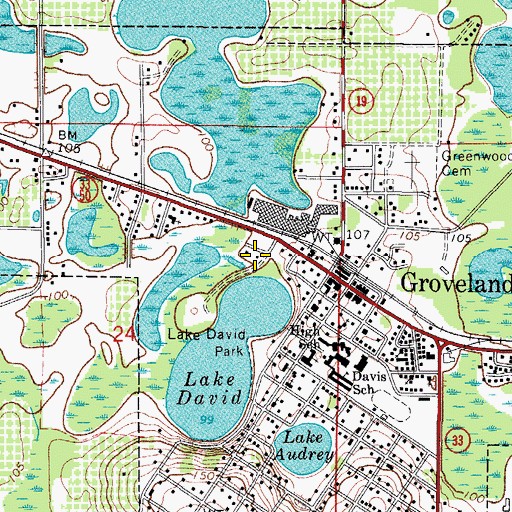 Map Of Groveland Florida 45 Acres Hard Corner US 27 Groveland