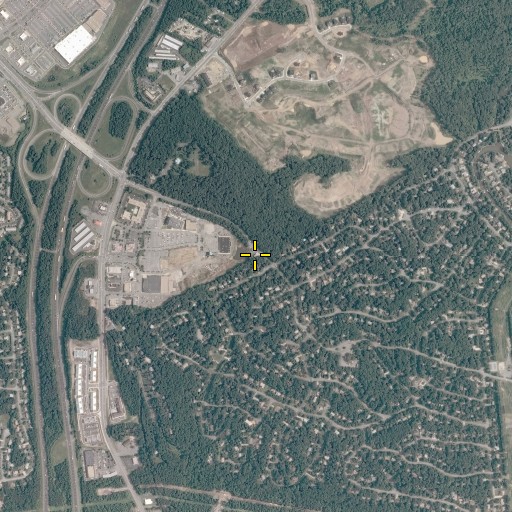 Aerial/Satellite Image of Stafford County Fire and Rescue Department Station 9 Aquia Harbour, VA