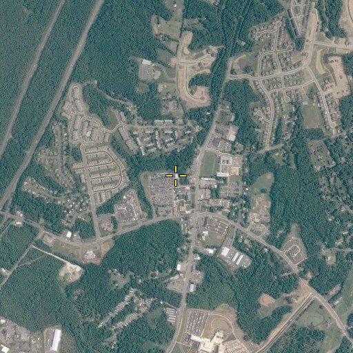 Aerial/Satellite Image of Stafford County Fire and Rescue Department Emergency Medical Services Station 1 Stafford, VA
