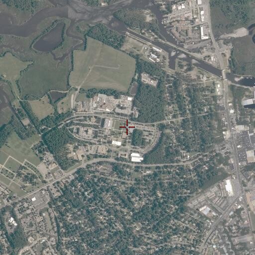 Aerial/Satellite Image of Chesapeake Fire Department Administration, VA