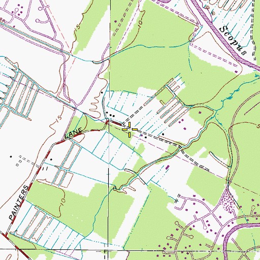 Topographic Map of Virginia Beach Emergency Medical Services Special Operations Complex, VA