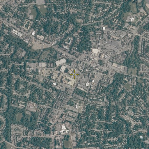 Aerial/Satellite Image of Fairfax County Fire Chief's Office, VA