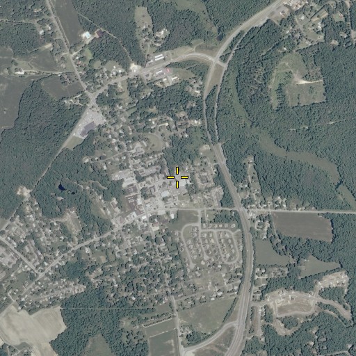 Aerial/Satellite Image of Caroline County Department of Fire / Rescue, VA