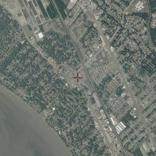 Aerial/Satellite Image of Newport News Fire and Emergency Medical Services Station 3, VA