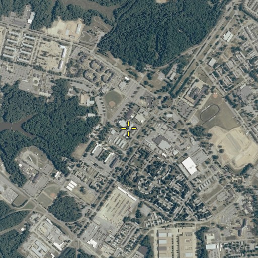 Aerial/Satellite Image of Fort Eustis - Fort Story Fire and Emergency Services Station 1 Headquarters, VA