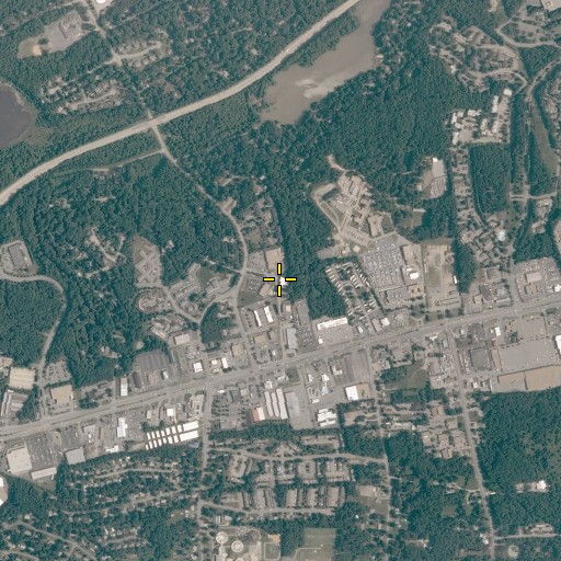Aerial/Satellite Image of Chesterfield Fire and Emergency Medical Services Station 9 Buford, VA