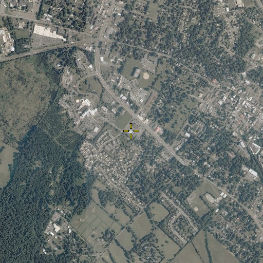 Aerial/Satellite Image of Warrenton Police Department, VA
