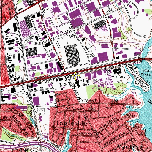 Topographic Map of Office of Emergency Preparedness and Response, VA