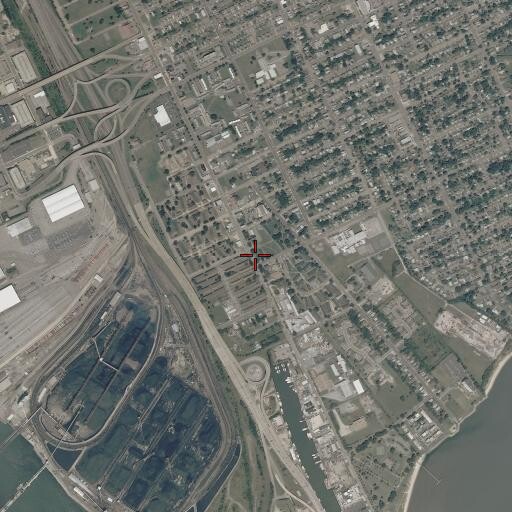 Aerial/Satellite Image of Newport News Police Department, VA